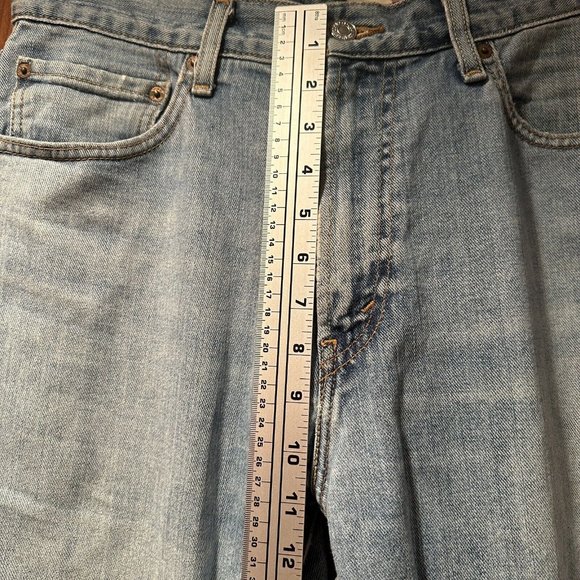 Vintage Levis 505 Regular Fit Jeans 33x32 27.5" Distressed Red Tab - Picture 7 of 16